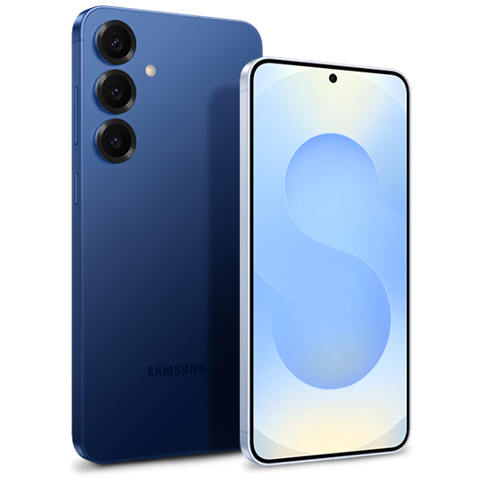 نمای جلوی گوشی سامسونگ Galaxy S25 Plus با نمایشگر AMOLED
